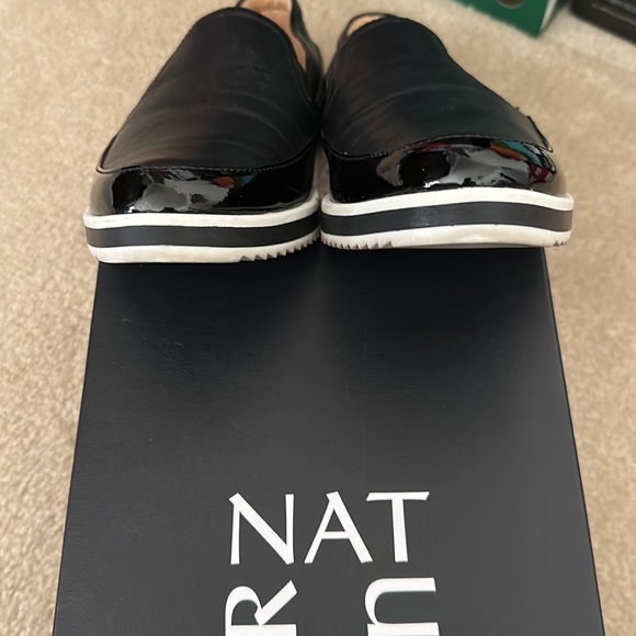 Black Slip-On Loafers with Cushioned Sole main image 9